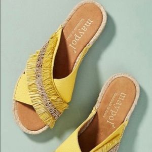 Maypol yellow sandals